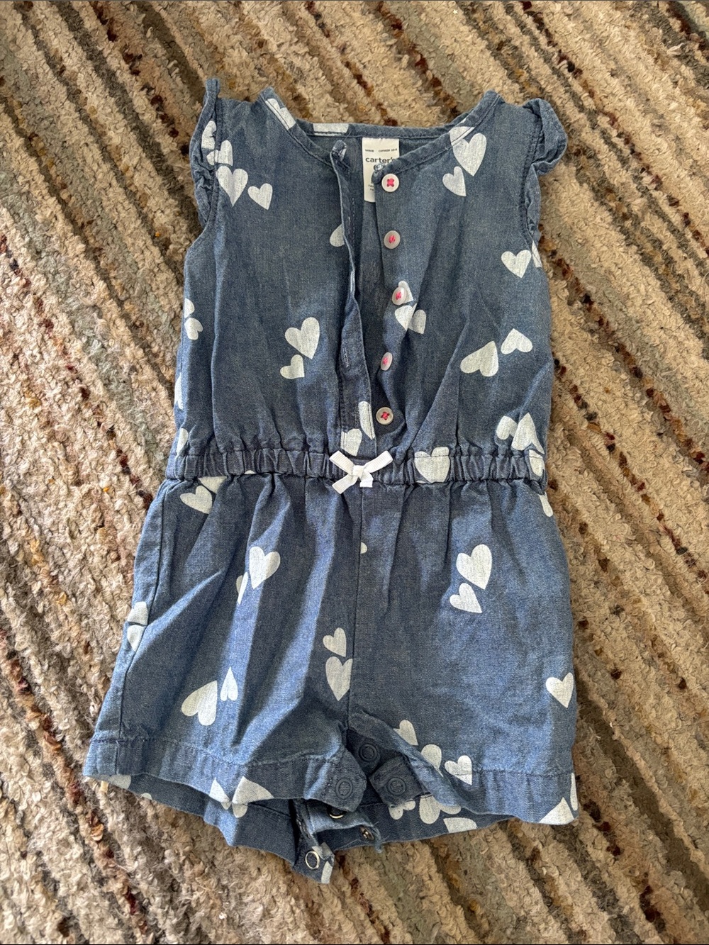 9 Month Heart Jean Jumper